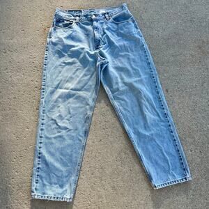 Vintage 90s Levi's Loose Fit 560 Women's Denim Jeans 14 Light Wash Cotton